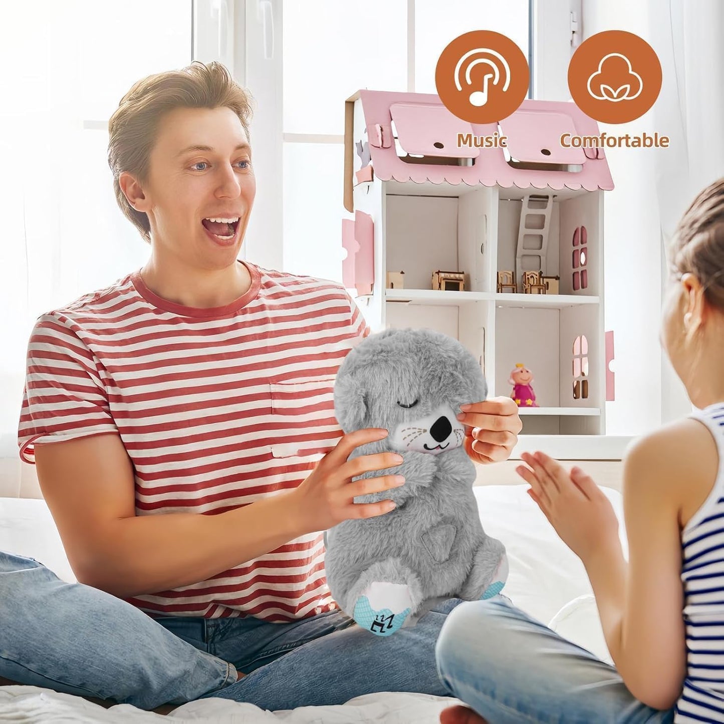 Breathing Teddy Bear Sleep Buddy
