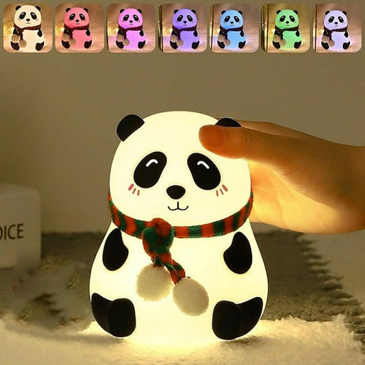 Cute Silicone Panda Night Lamp – Soft LED Light for Kids & Bedroom